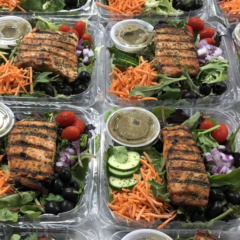 Salmon salad